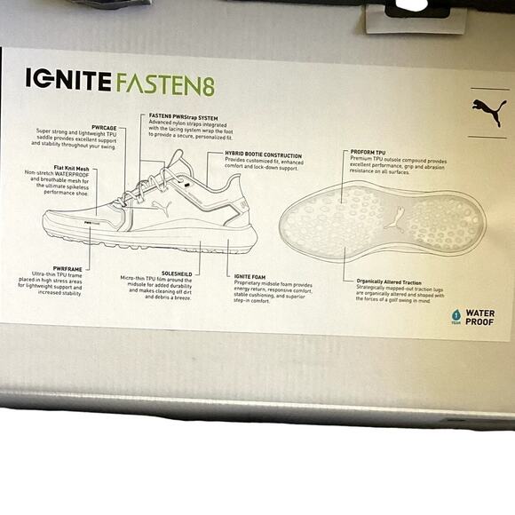 Brand New PUMA Ignite Fasten8  Spikeless Men's  Sneakers Size 8 NWT - Picture 4 of 9